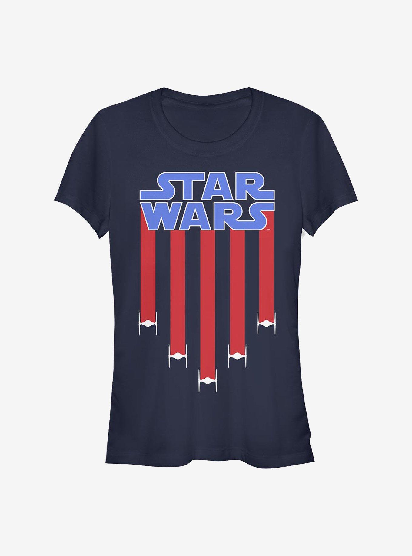 Star Wars Star Banner Girls T-Shirt