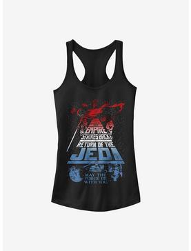 Star Wars Jedi Red White And Blue Title Girls Tank, , hi-res