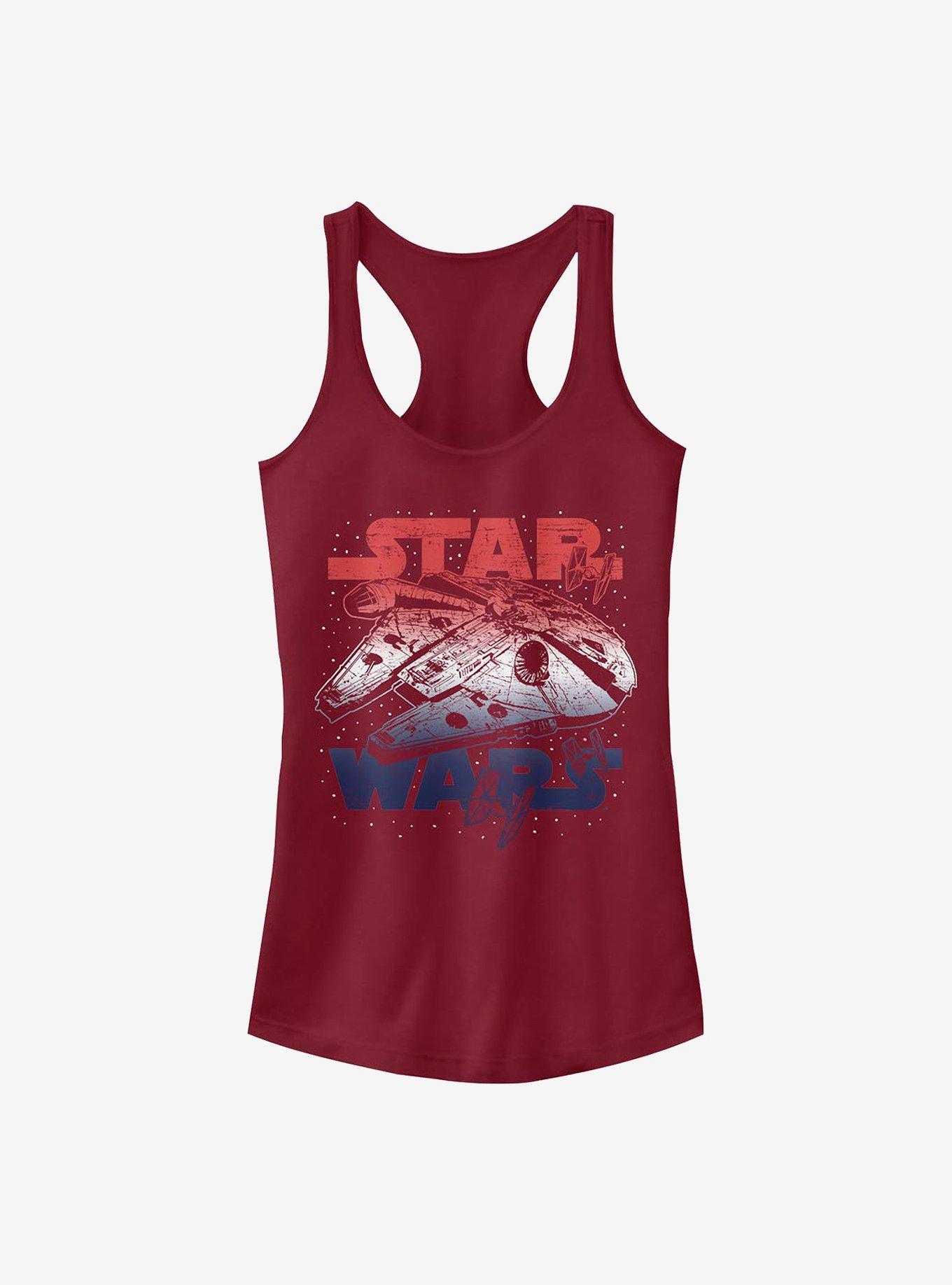 Star Wars Star Spangled Falcon Girls Tank, , hi-res