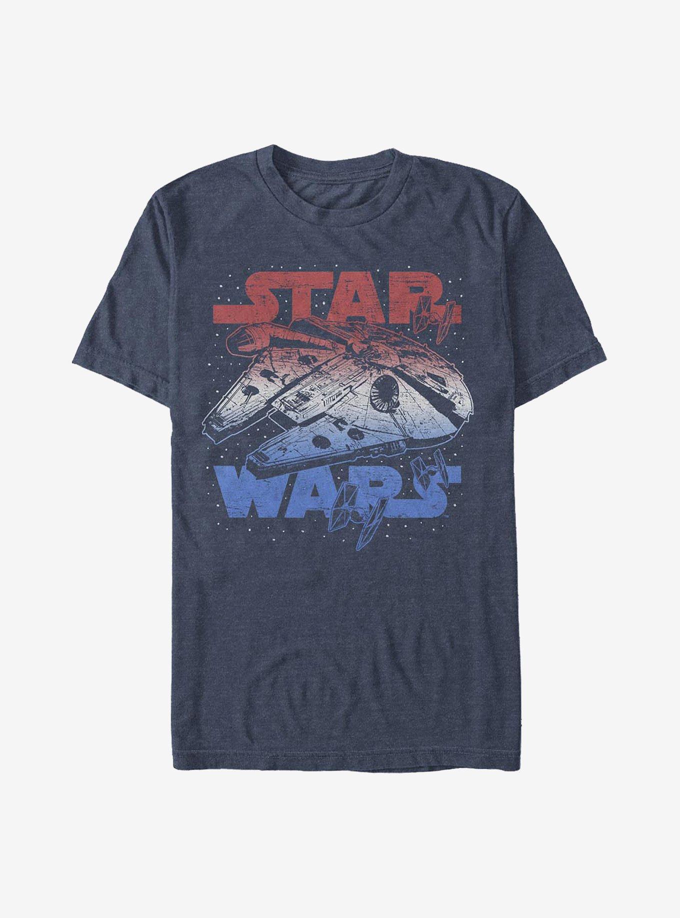 Star Wars Star Spangled Falcon T-Shirt, , hi-res