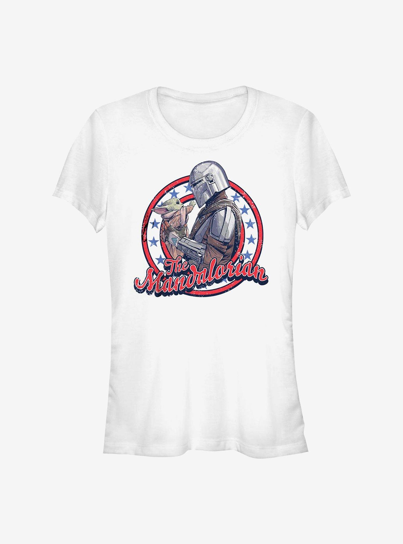 Star Wars The Mandalorian Mando And The Child Girls T-Shirt, WHITE, hi-res