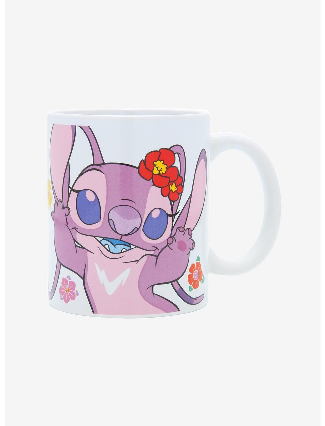 Disney Lilo & Stitch Angel Floral Mug, , hi-res