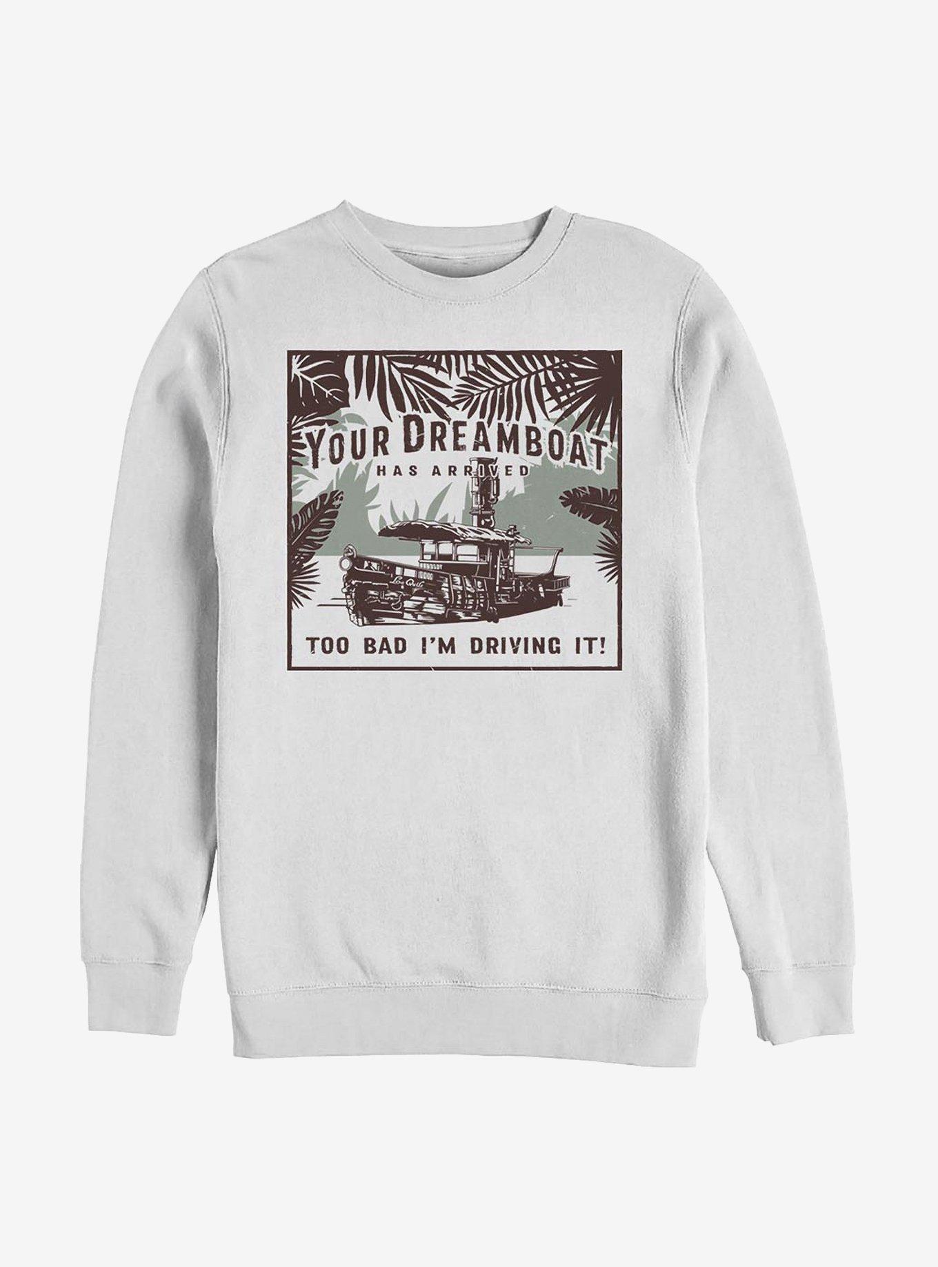 Disney Jungle Cruise Your Dreamboat Has Arrived Sweatshirt, WHITE, hi-res