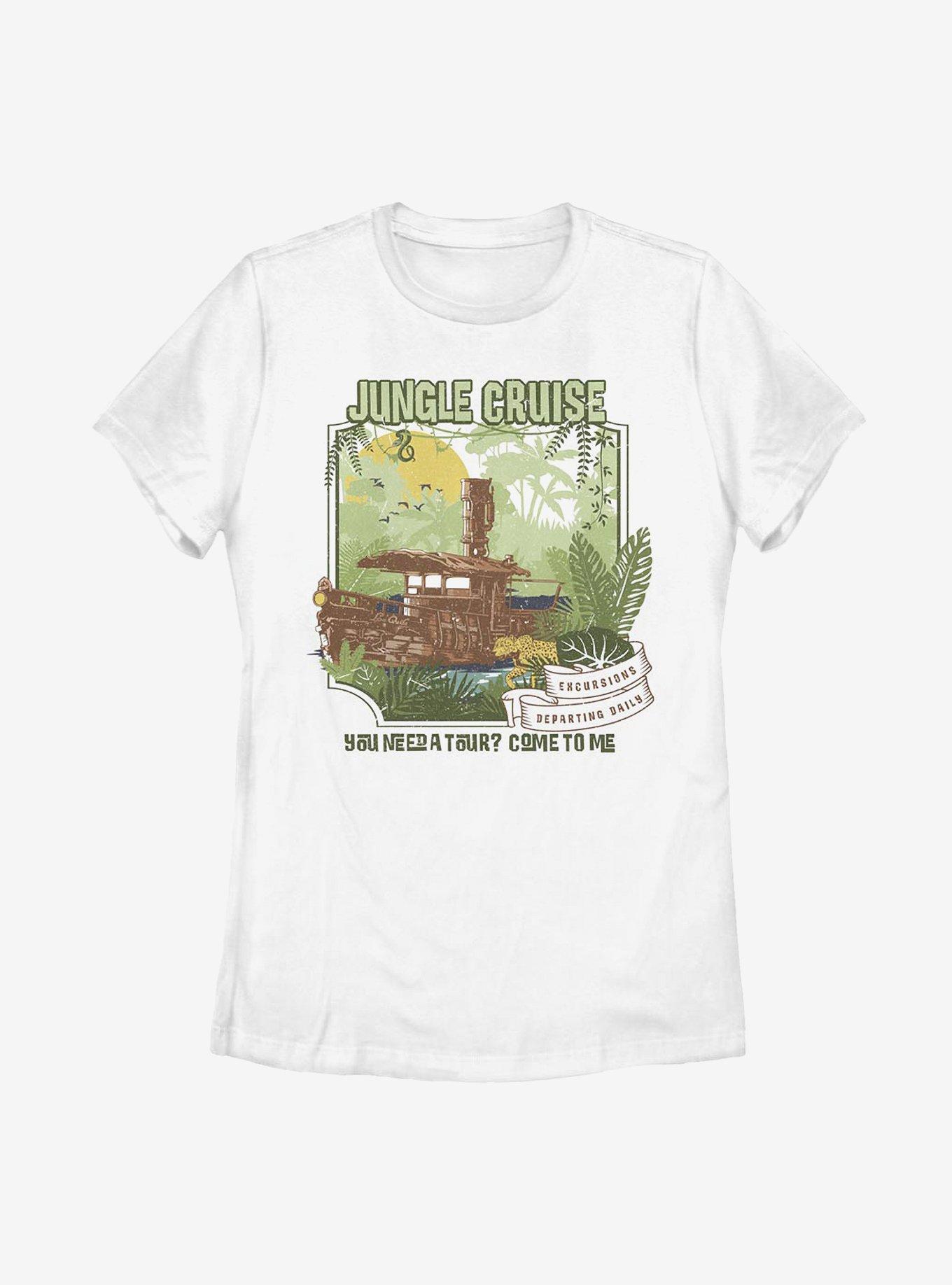 Disney Jungle Cruise Daily Tours Womens T-Shirt, WHITE, hi-res