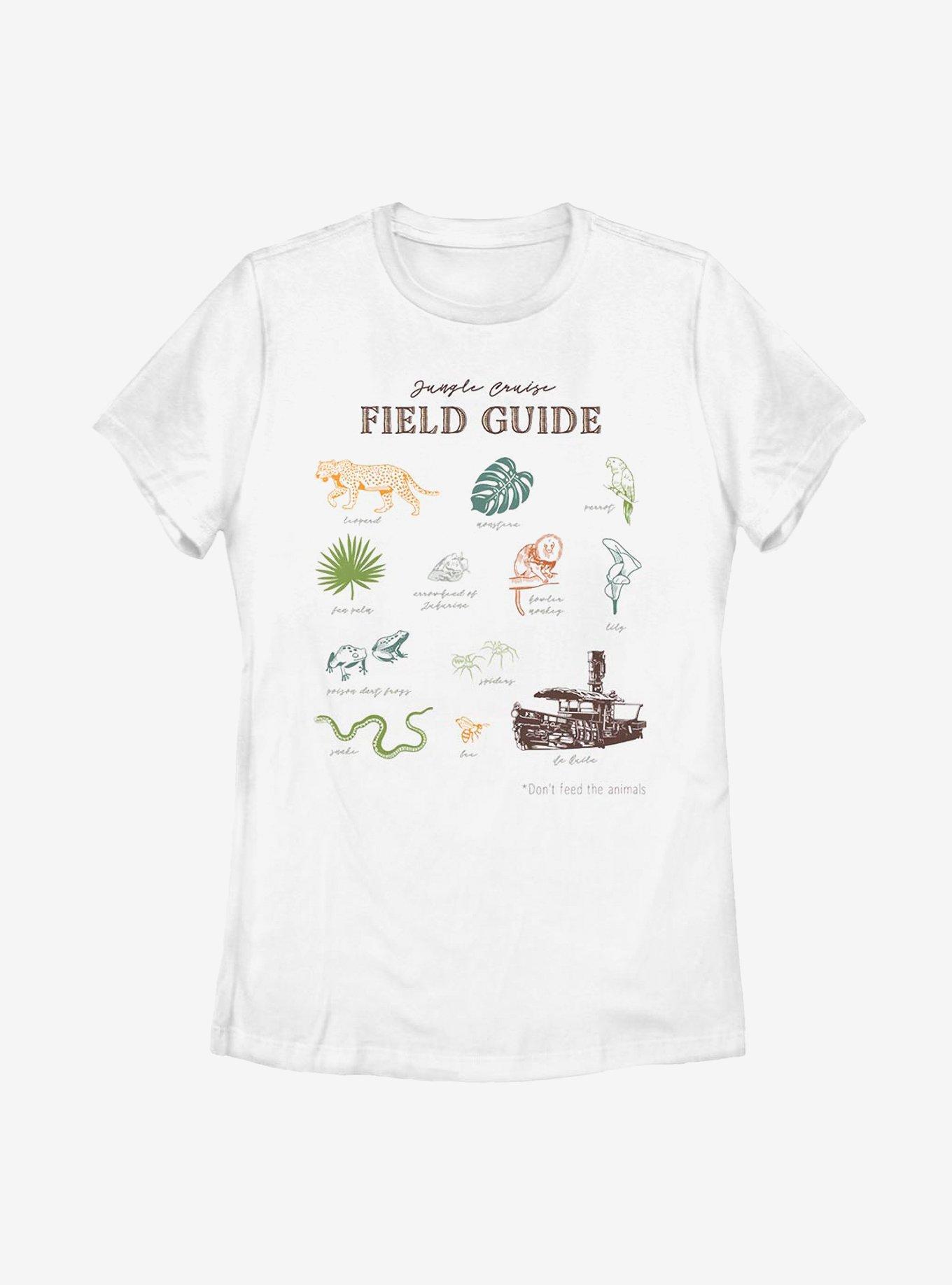 Disney Jungle Cruise Field Guide Womens T-Shirt, WHITE, hi-res