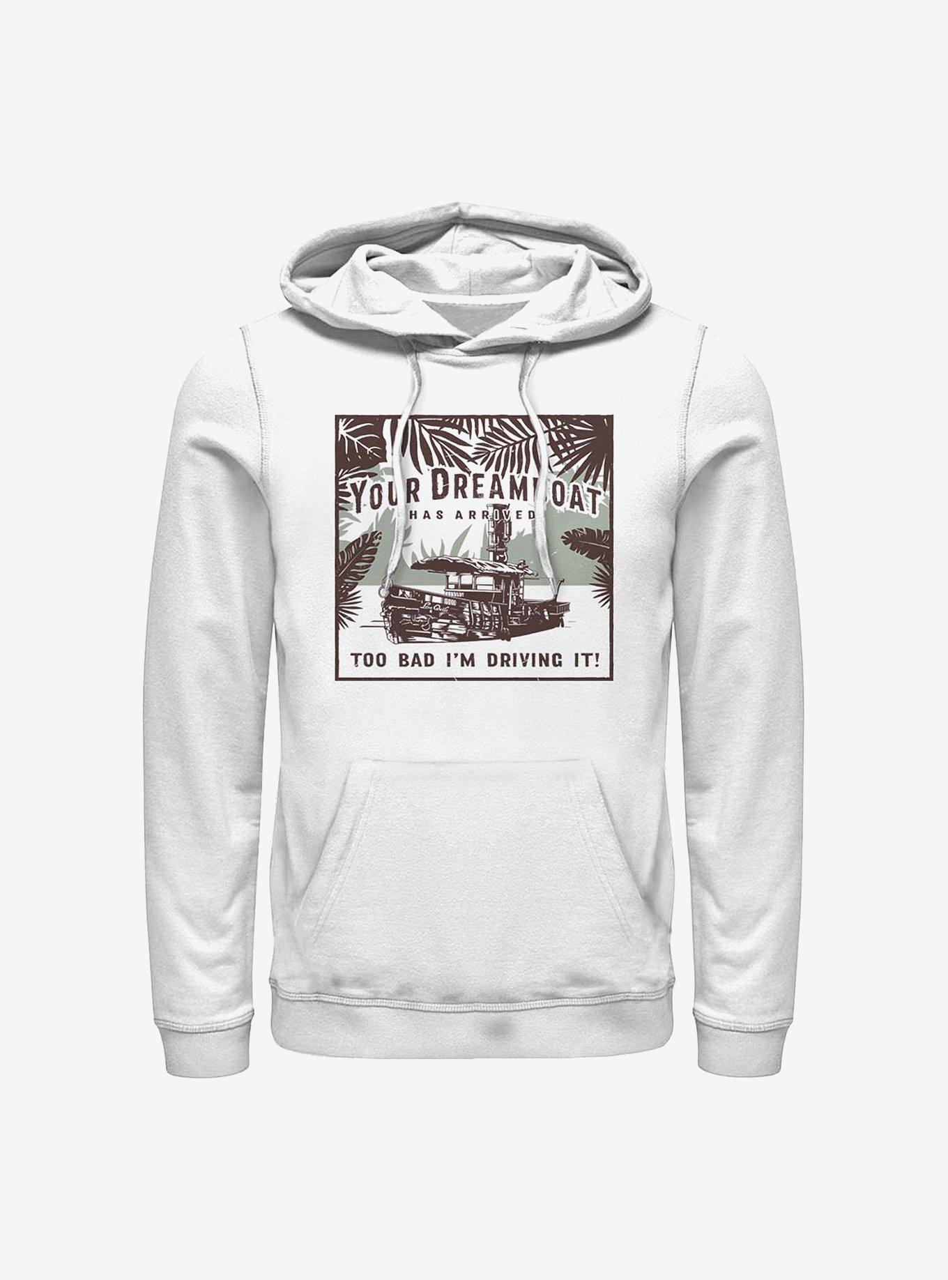 Disney Jungle Cruise Your Dreamboat Has Arrived Hoodie, WHITE, hi-res