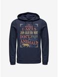 Disney Jungle Cruise The World Famous Jungle Cruise Don't Feed The Animals Hoodie, NAVY, hi-res