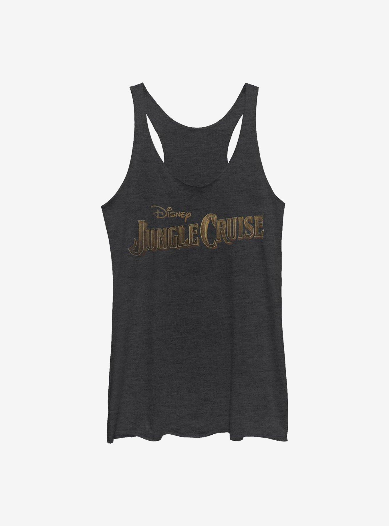 Disney Jungle Cruise Logo  Womens Tank Top, BLK HTR, hi-res