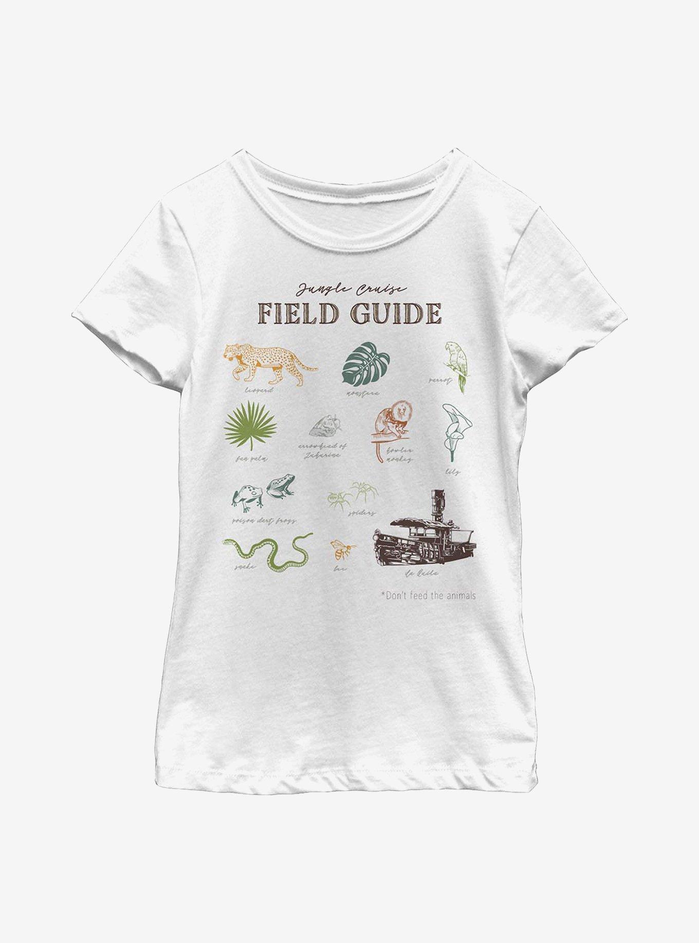 Disney Jungle Cruise Field Guide Youth Girls T-Shirt, WHITE, hi-res