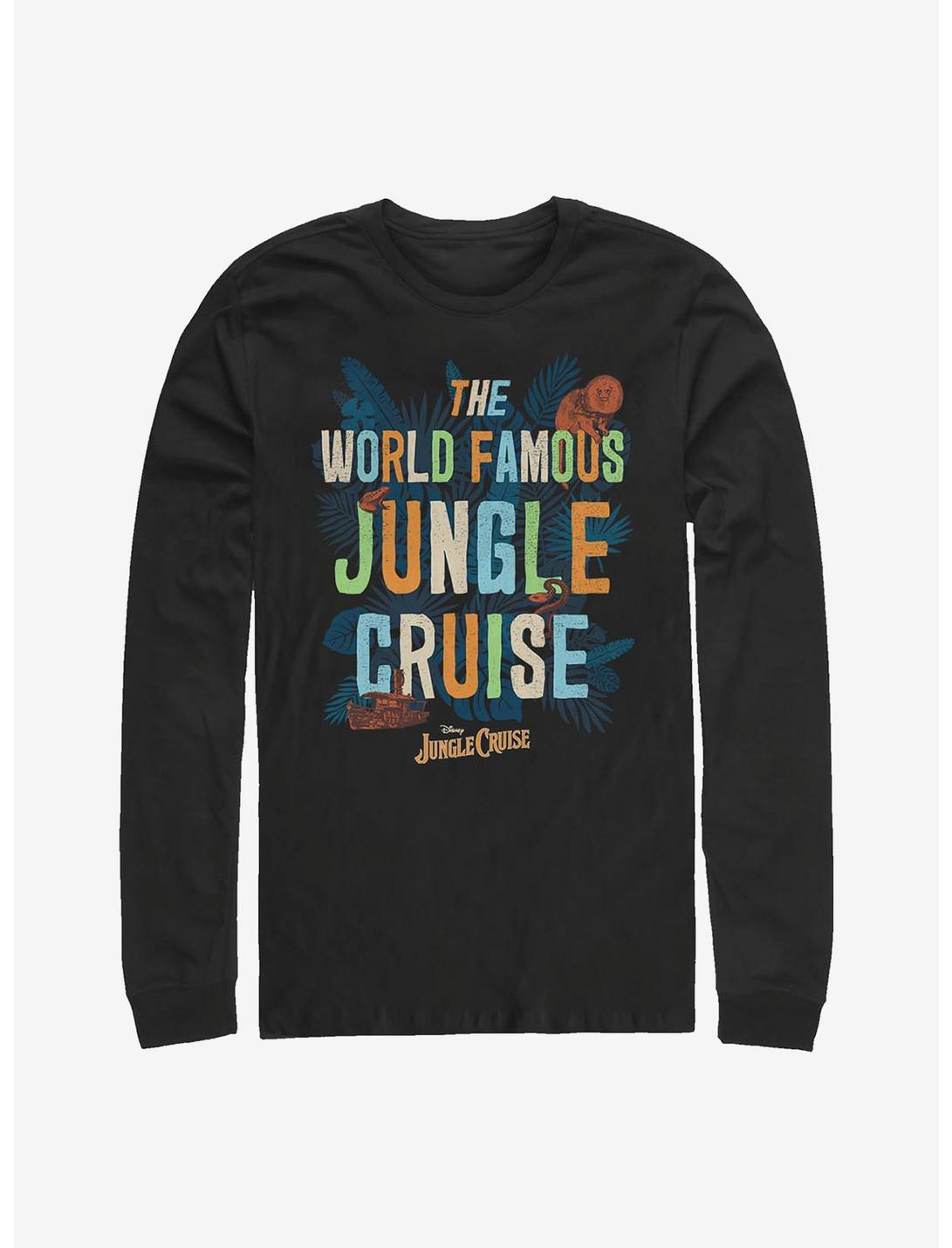 Disney Jungle Cruise The World Famous Jungle Cruise Long-Sleeve T-Shirt, BLACK, hi-res