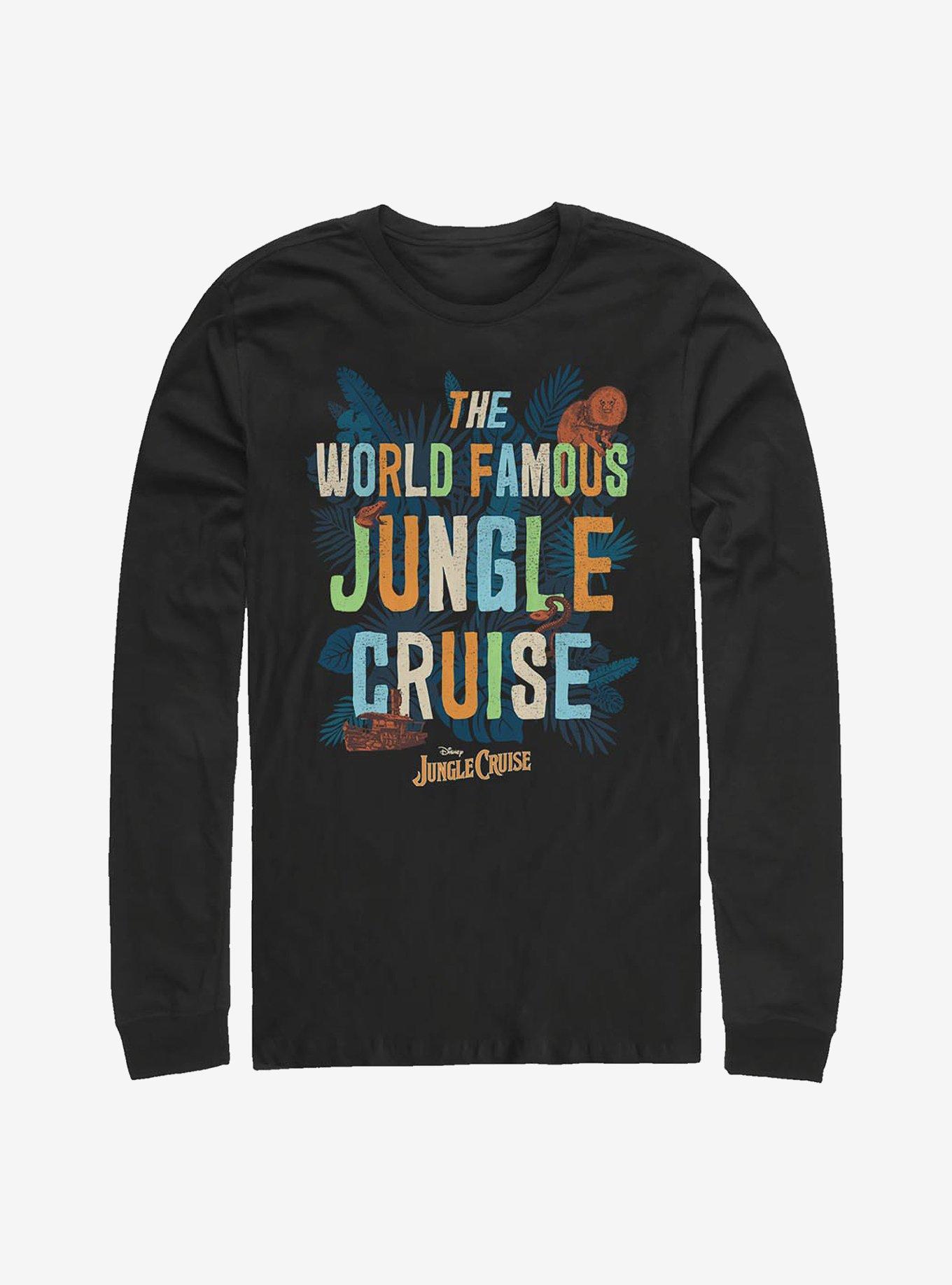 Disney Jungle Cruise The World Famous Jungle Cruise Long-Sleeve T-Shirt, BLACK, hi-res