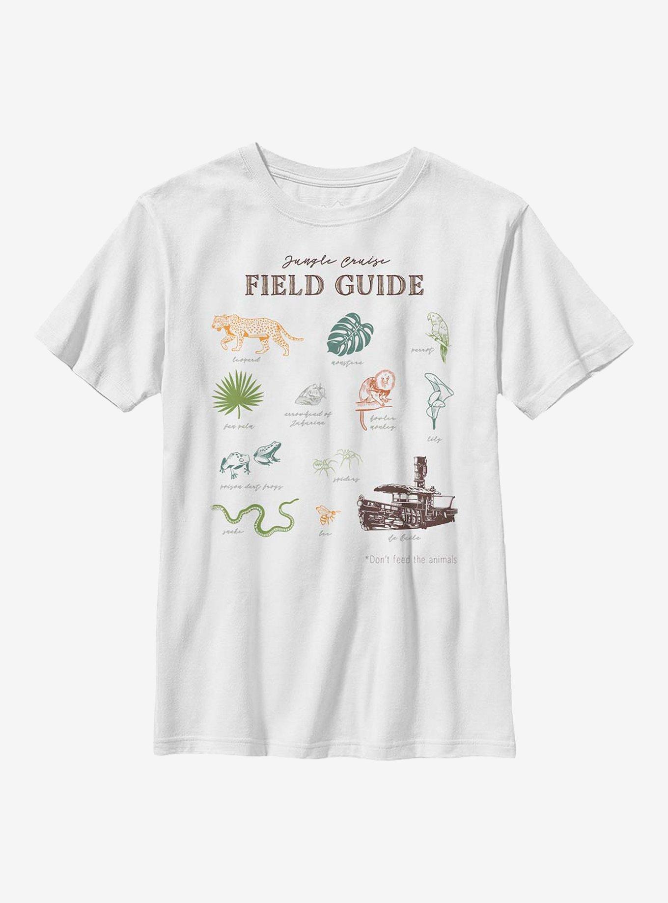 Disney Jungle Cruise Field Guide Youth T-Shirt, WHITE, hi-res