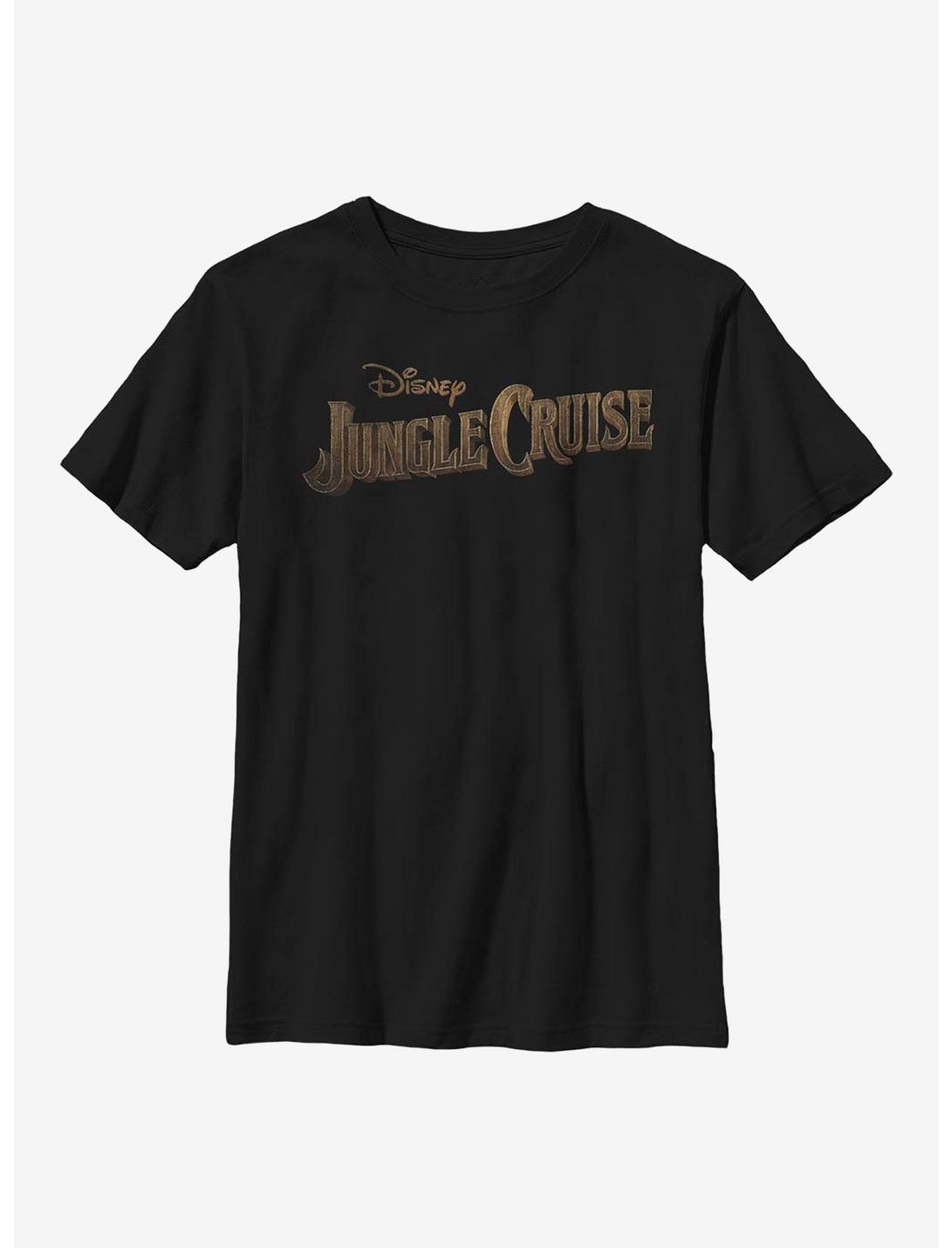 Disney Jungle Cruise Logo  Youth T-Shirt, BLACK, hi-res