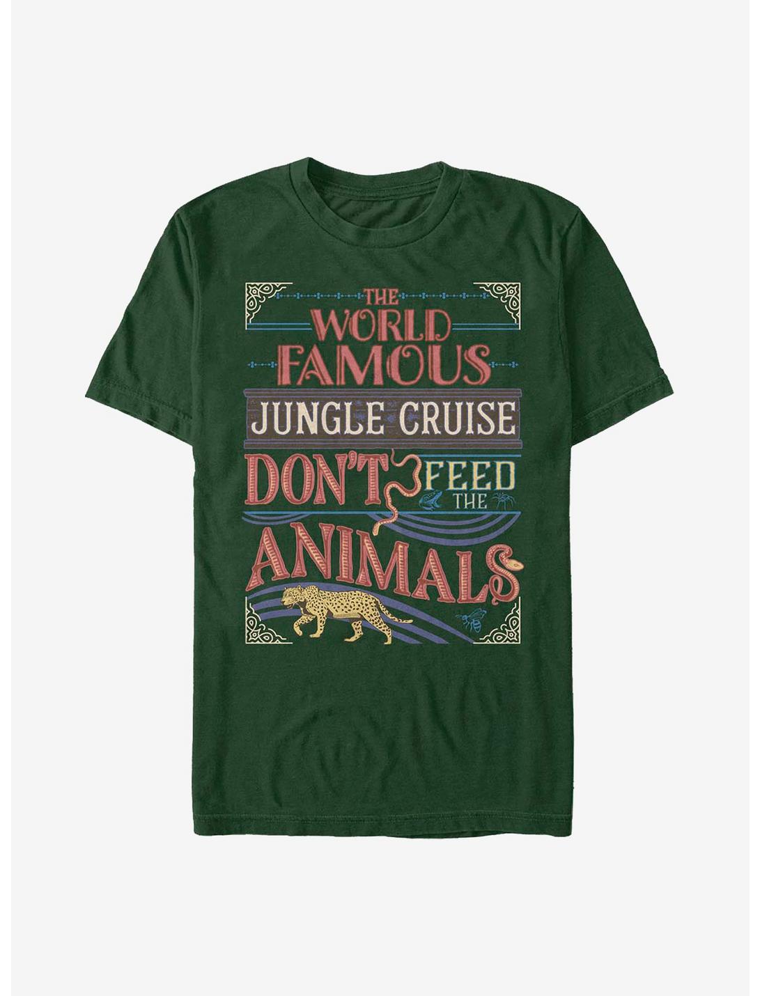 Disney Jungle Cruise The World Famous Jungle Cruise Don't Feed The Animals T-Shirt, FOREST GRN, hi-res