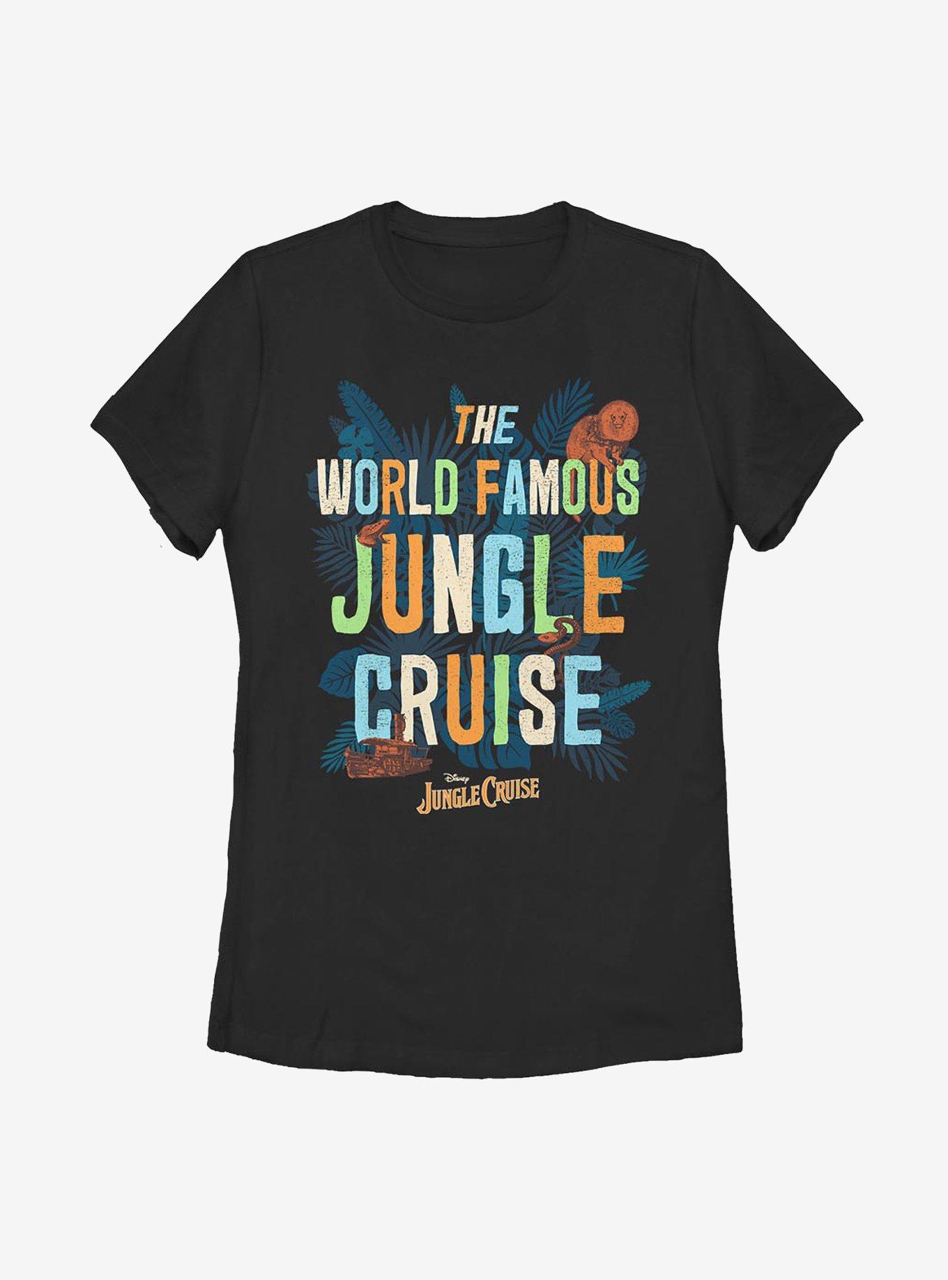 Disney Jungle Cruise The World Famous Jungle Cruise Womens T-Shirt, BLACK, hi-res