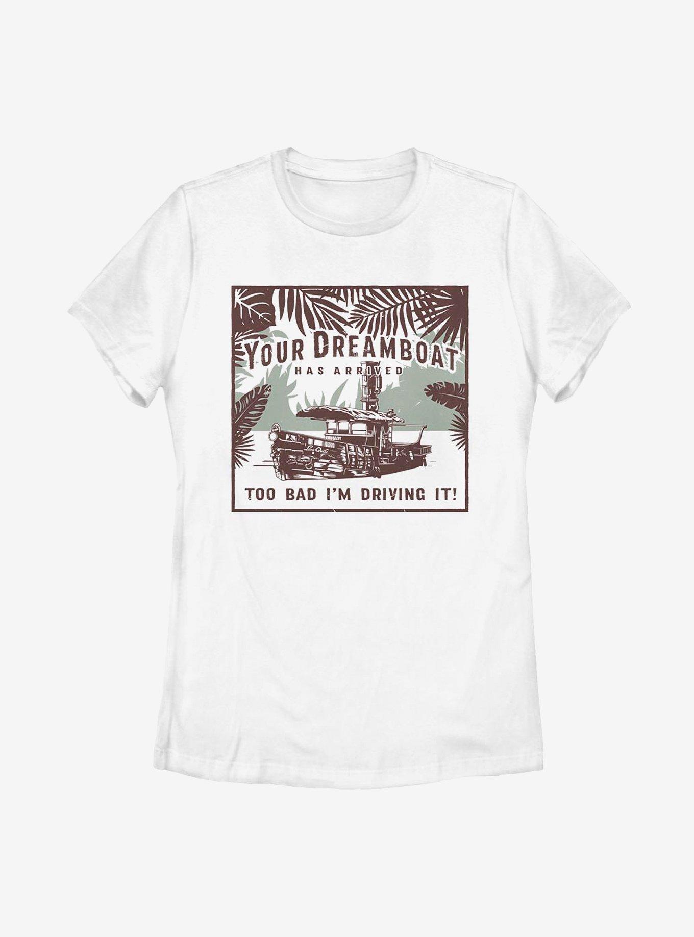 Disney Jungle Cruise Your Dreamboat Has Arrived Womens T-Shirt, WHITE, hi-res