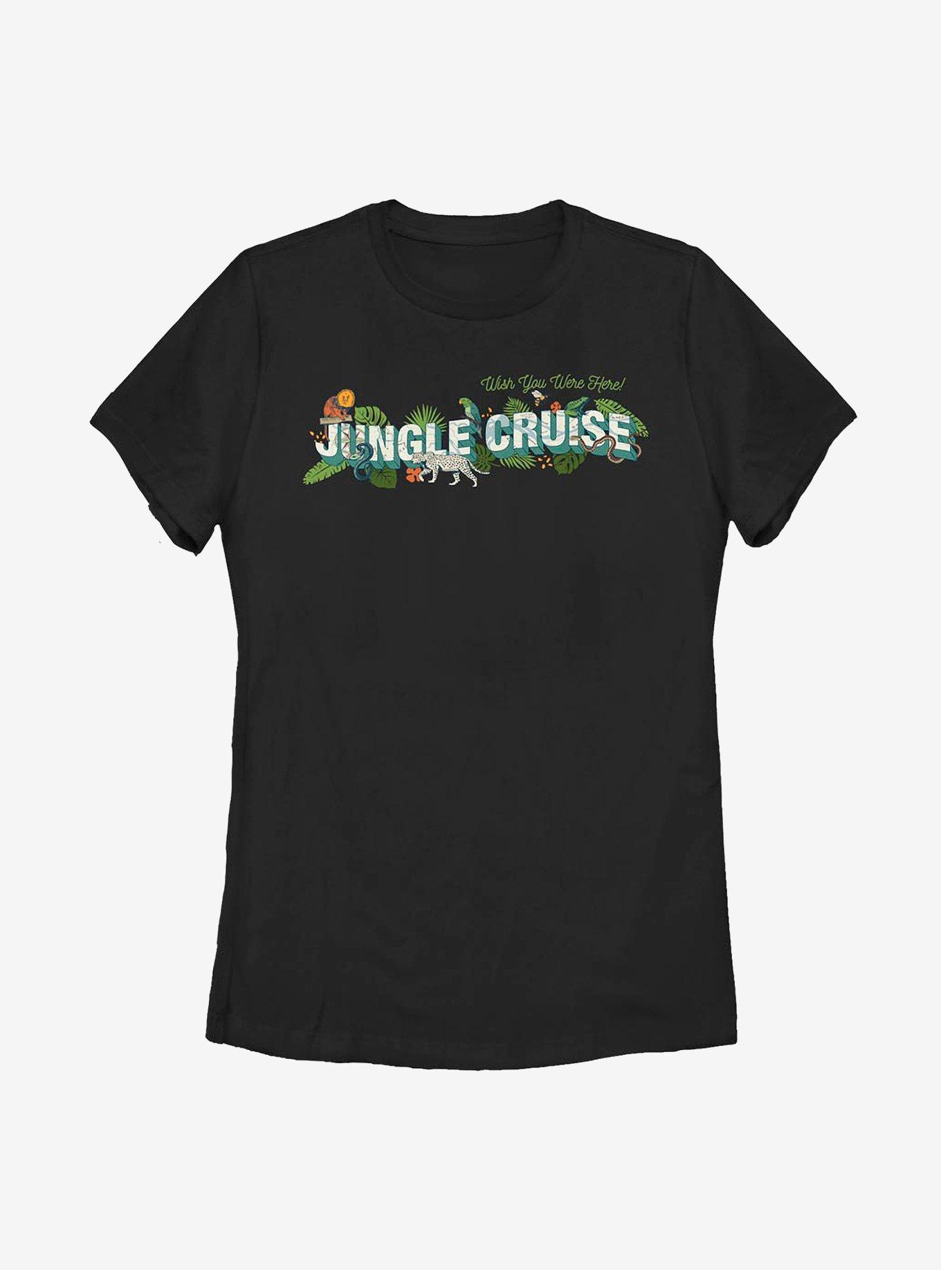 Disney Jungle Cruise Wish You Were Here! Postcard Womens T-Shirt, , hi-res