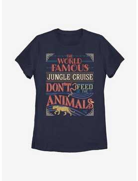 Disney Jungle Cruise The World Famous Jungle Cruise Don't Feed The Animals Womens T-Shirt, , hi-res