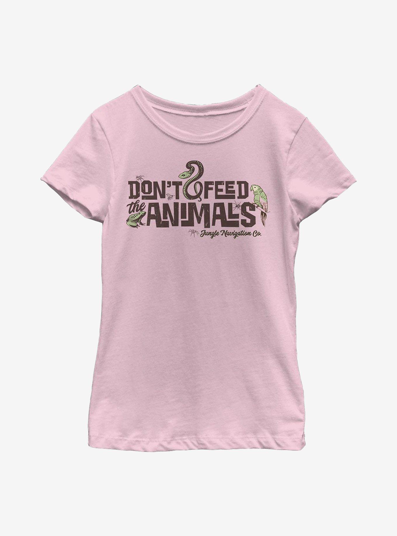 Disney Jungle Cruise Don't Feed The Animals Youth Girls T-Shirt, PINK, hi-res