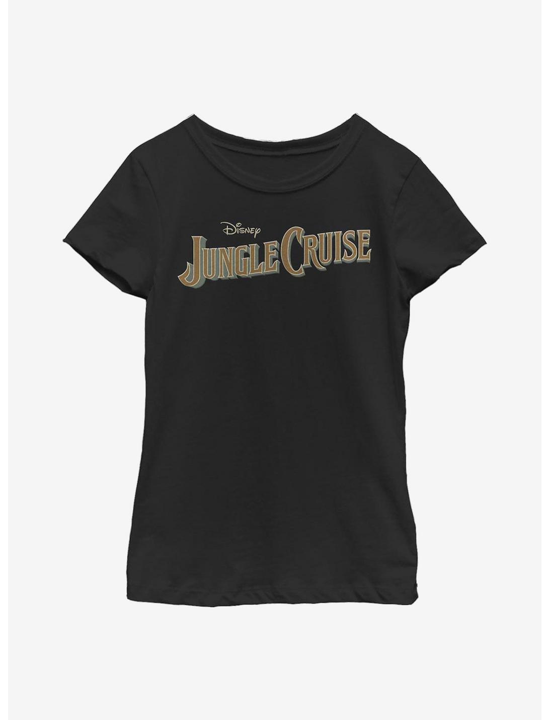 Disney Jungle Cruise Logo Youth Girls T-Shirt, BLACK, hi-res