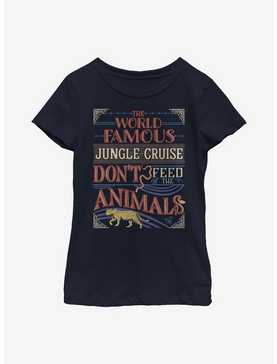 Disney Jungle Cruise The World Famous Jungle Cruise Don't Feed The Animals Youth Girls T-Shirt, , hi-res