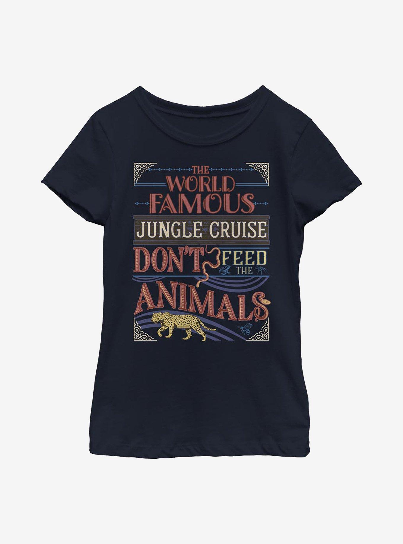 Disney Jungle Cruise The World Famous Jungle Cruise Don't Feed The Animals Youth Girls T-Shirt, , hi-res