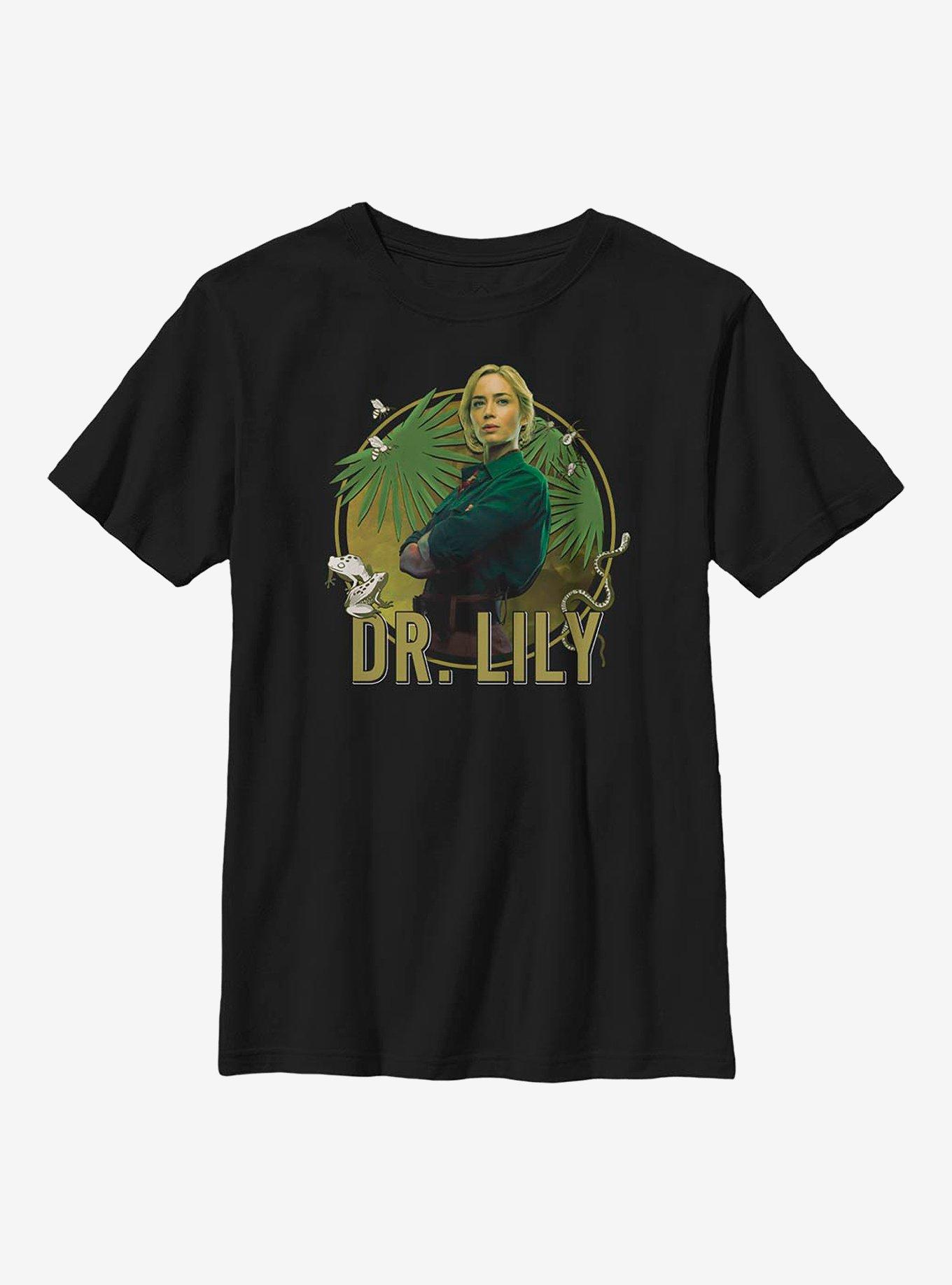 Disney Jungle Cruise Dr. Lily Hero Shot Youth T-Shirt, BLACK, hi-res