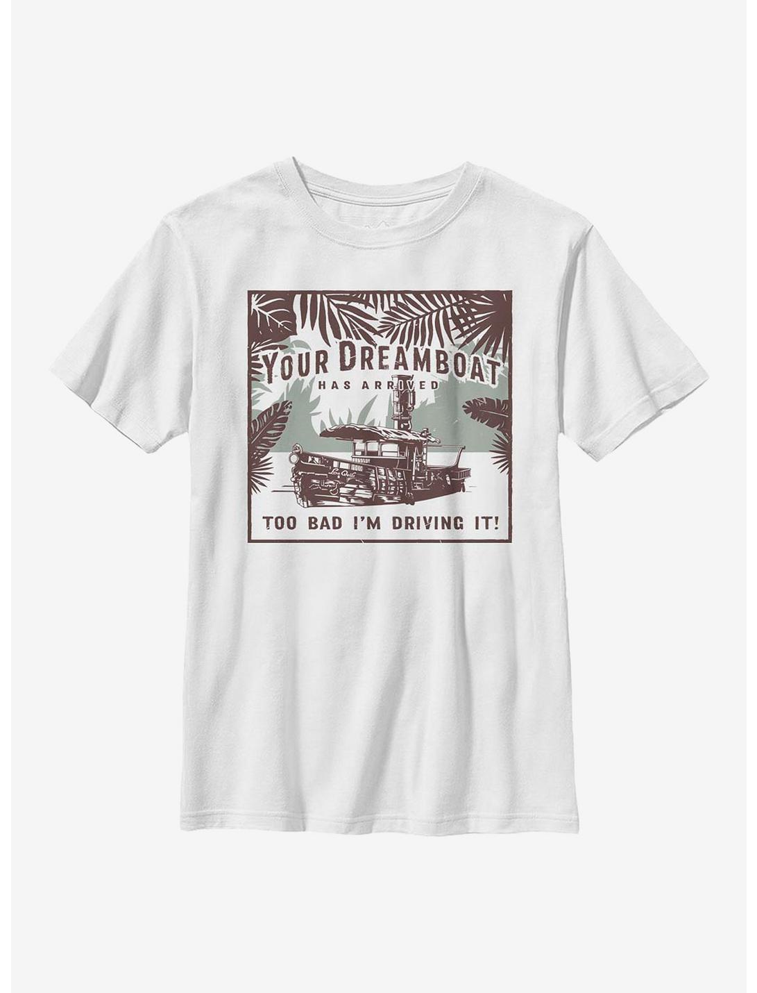 Disney Jungle Cruise Your Dreamboat Has Arrived Youth T-Shirt, WHITE, hi-res