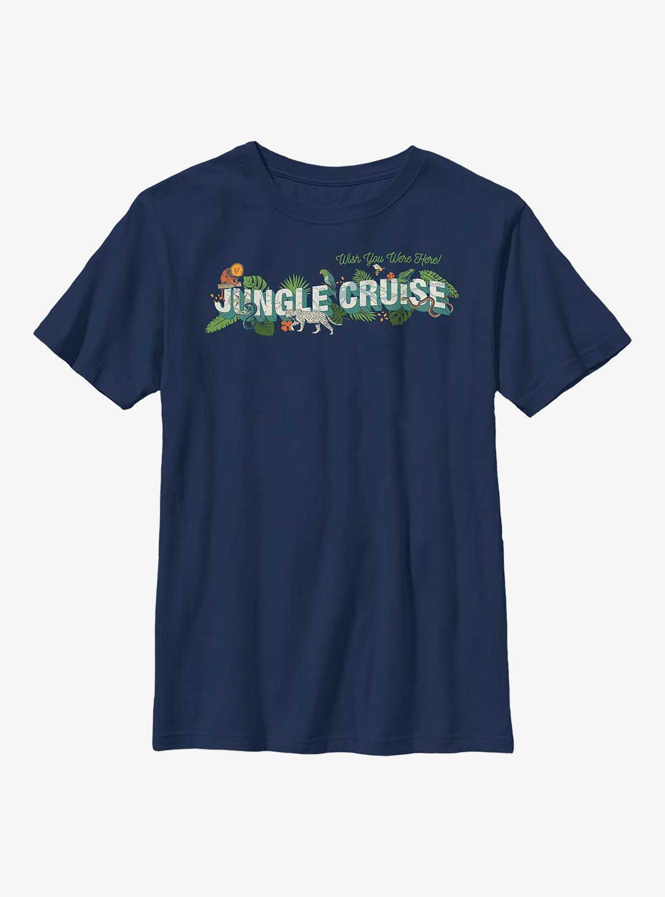 Disney Jungle Cruise Wish You Were Here! Postcard Youth T-Shirt, , hi-res