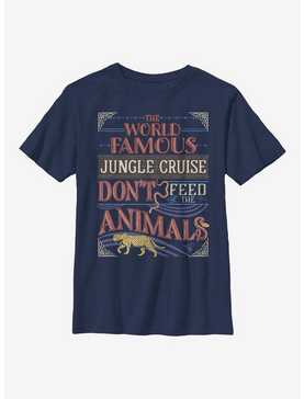 Disney Jungle Cruise The World Famous Jungle Cruise Don't Feed The Animals Youth T-Shirt, , hi-res