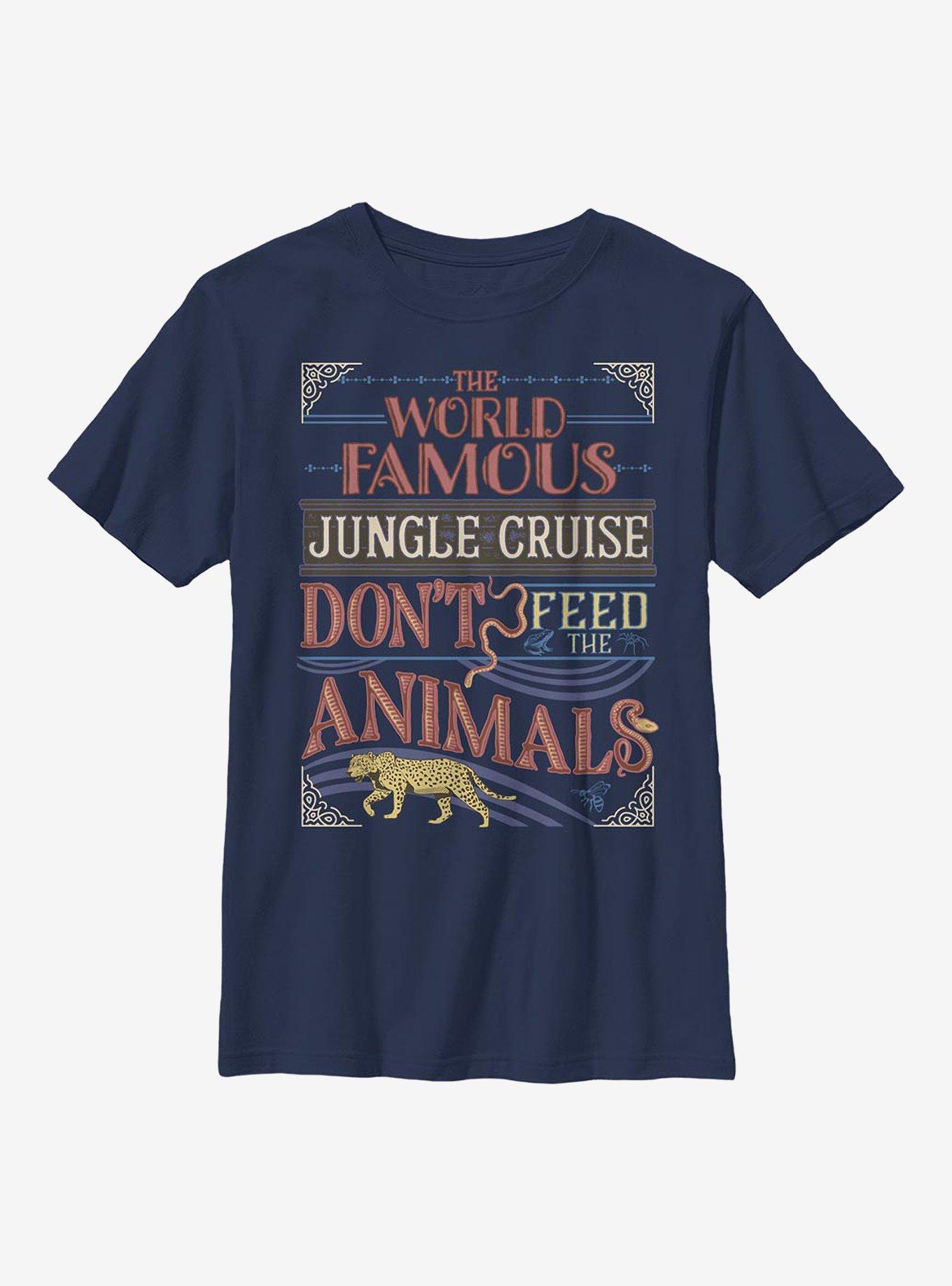 Disney Jungle Cruise The World Famous Jungle Cruise Don't Feed The Animals Youth T-Shirt, , hi-res