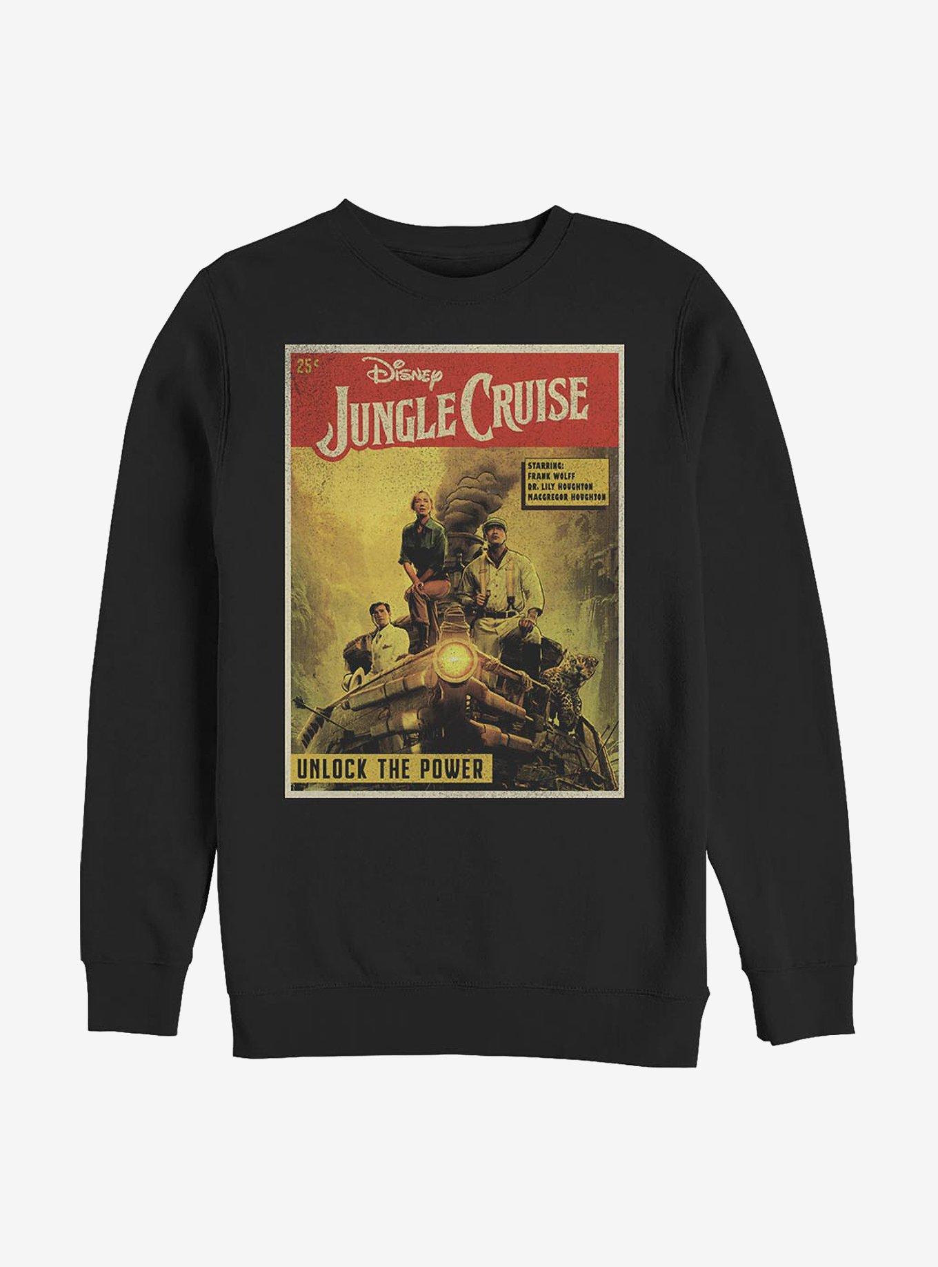 Disney Jungle Cruise Comic Cover Sweatshirt, BLACK, hi-res