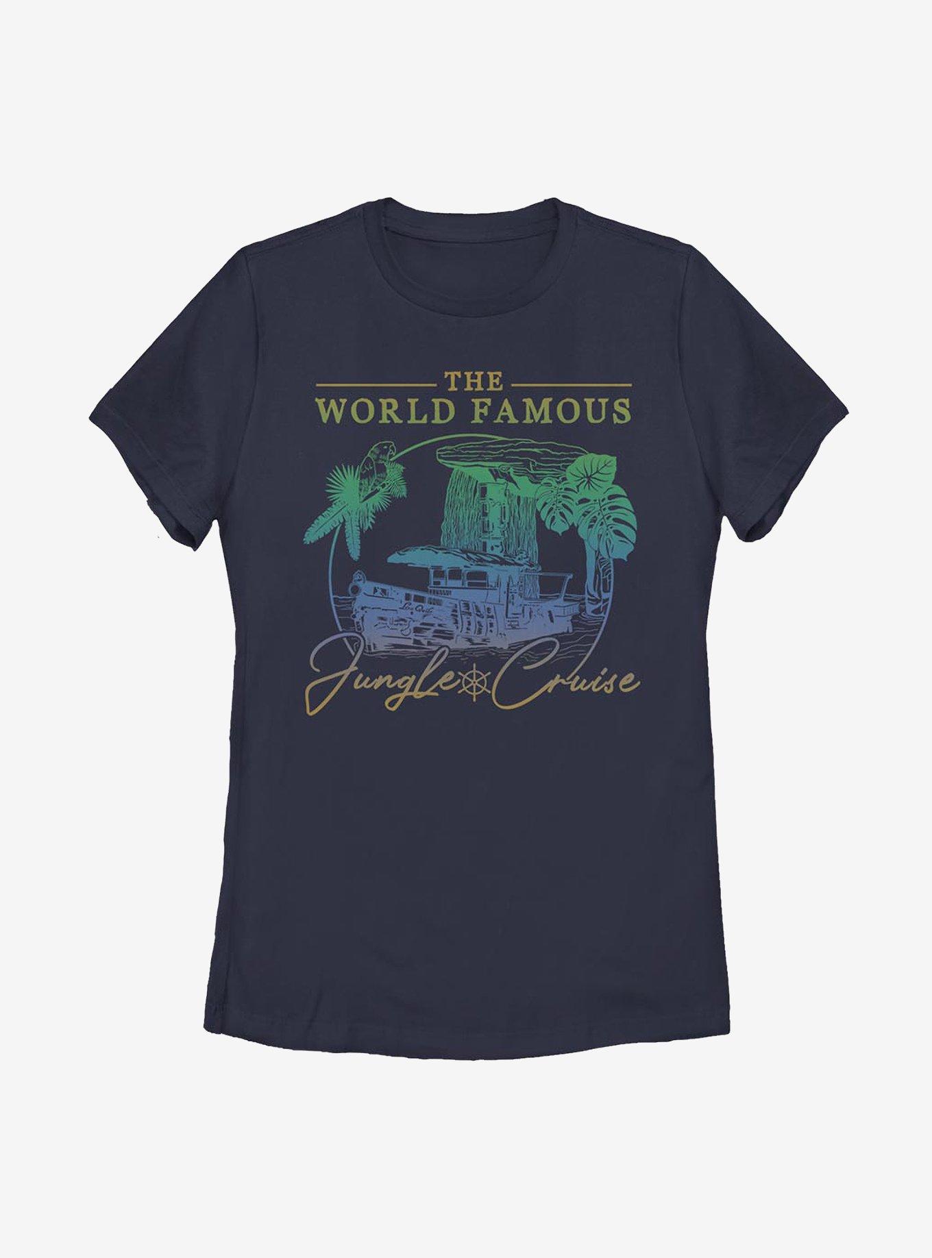 Disney Jungle Cruise World Famous Waterfall Womens T-Shirt, NAVY, hi-res