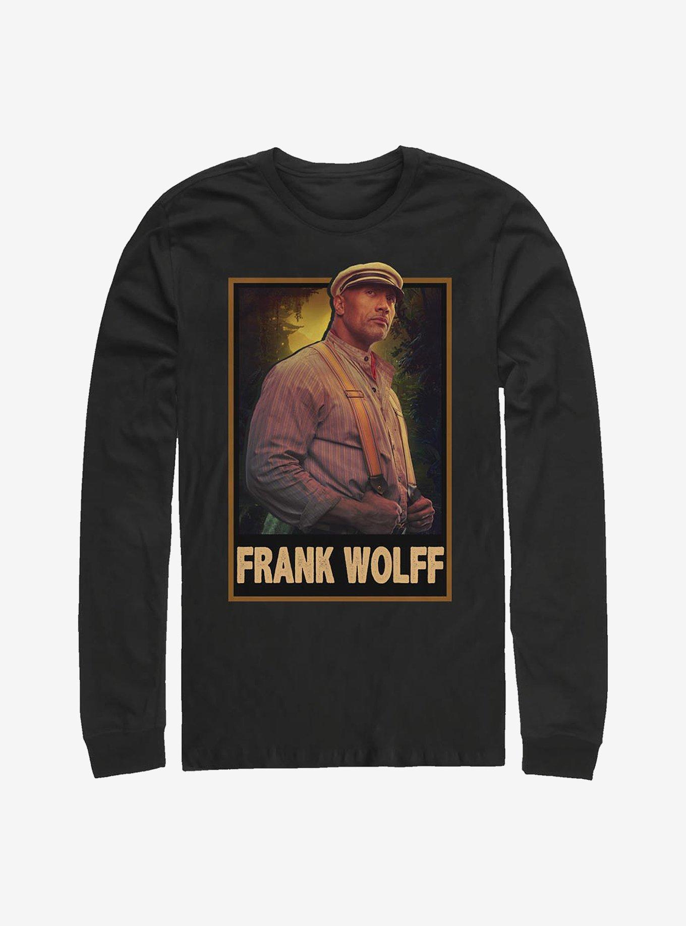Disney Jungle Cruise Frank Wolff Hero Shot Long-Sleeve T-Shirt, BLACK, hi-res