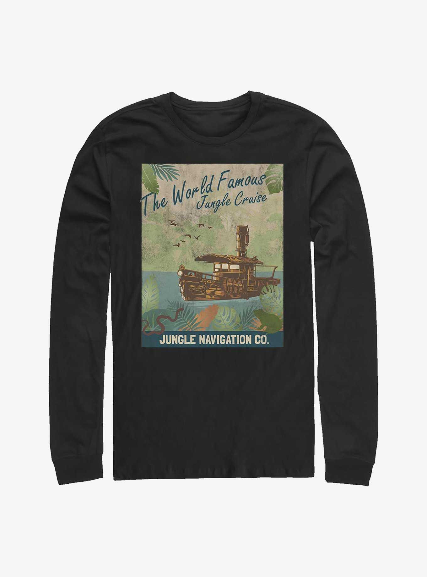 Disney Jungle Cruise Vintage Poster Long-Sleeve T-Shirt, , hi-res