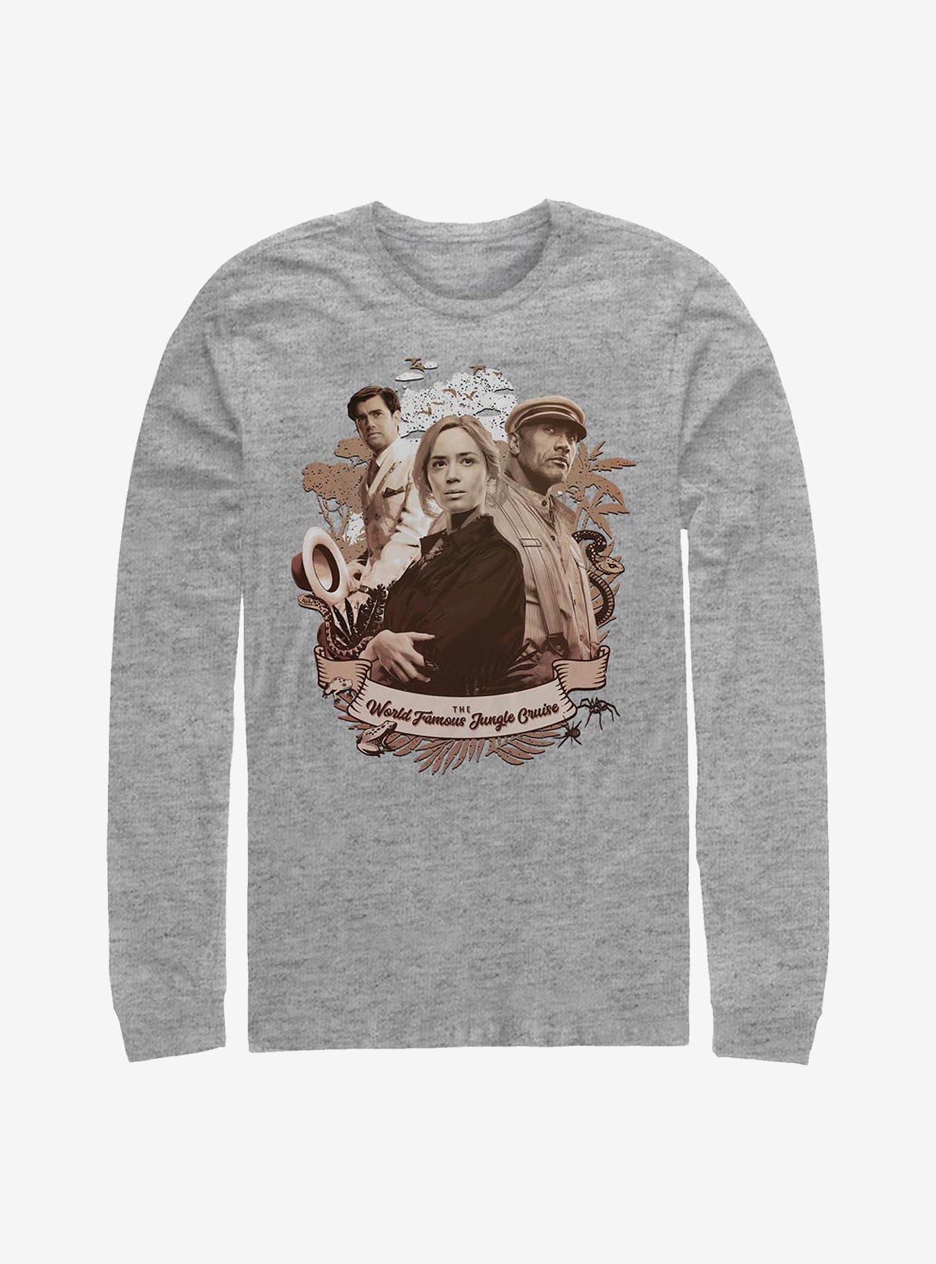 Disney Jungle Cruise World Famous Trio Long-Sleeve T-Shirt, , hi-res