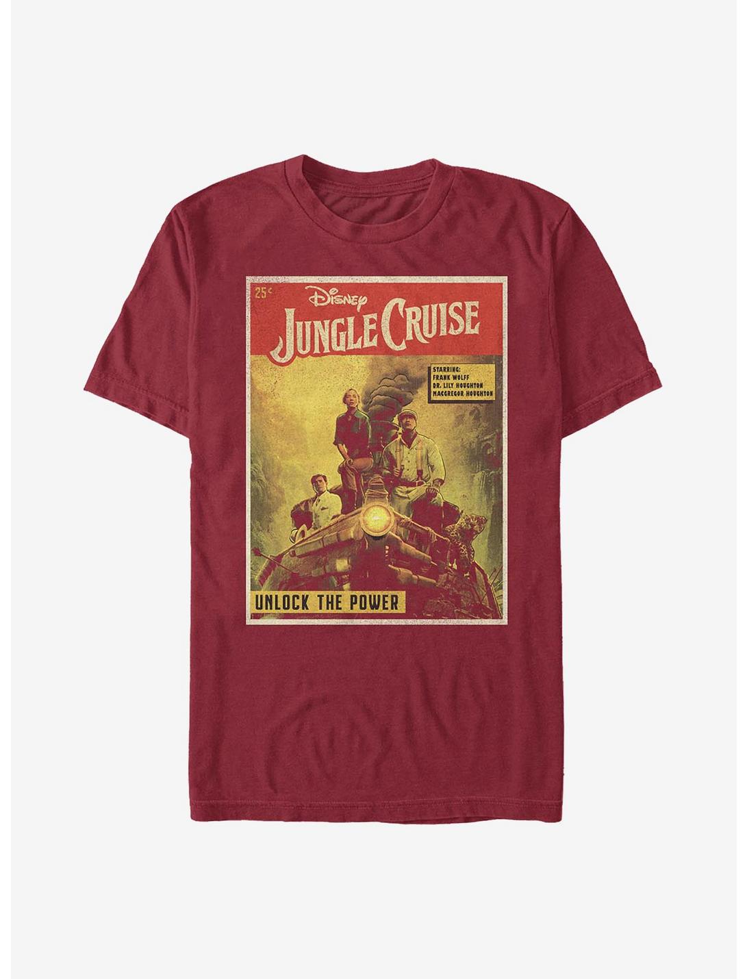 Disney Jungle Cruise Comic Cover T-Shirt, CARDINAL, hi-res