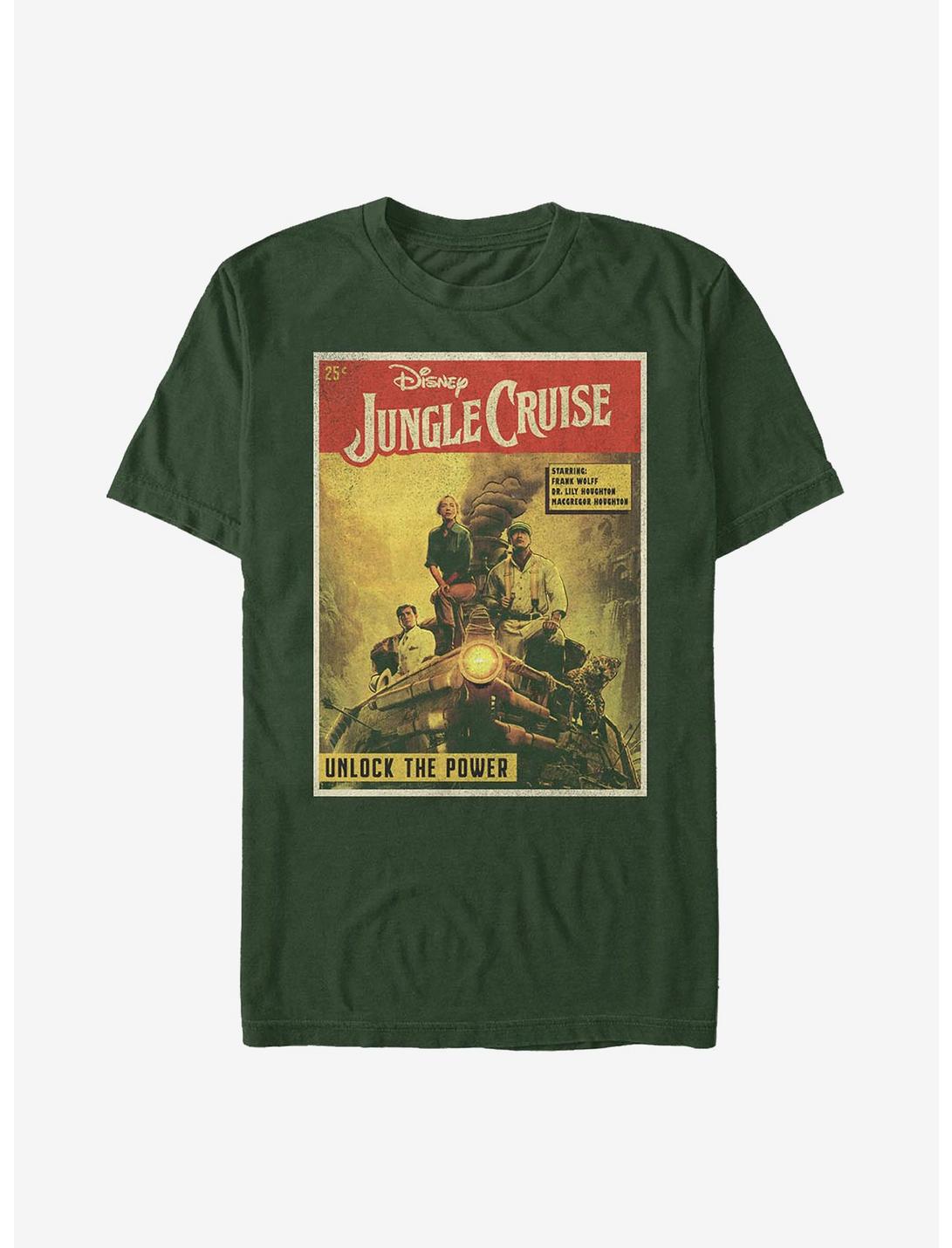 Disney Jungle Cruise Comic Cover T-Shirt, FOREST GRN, hi-res