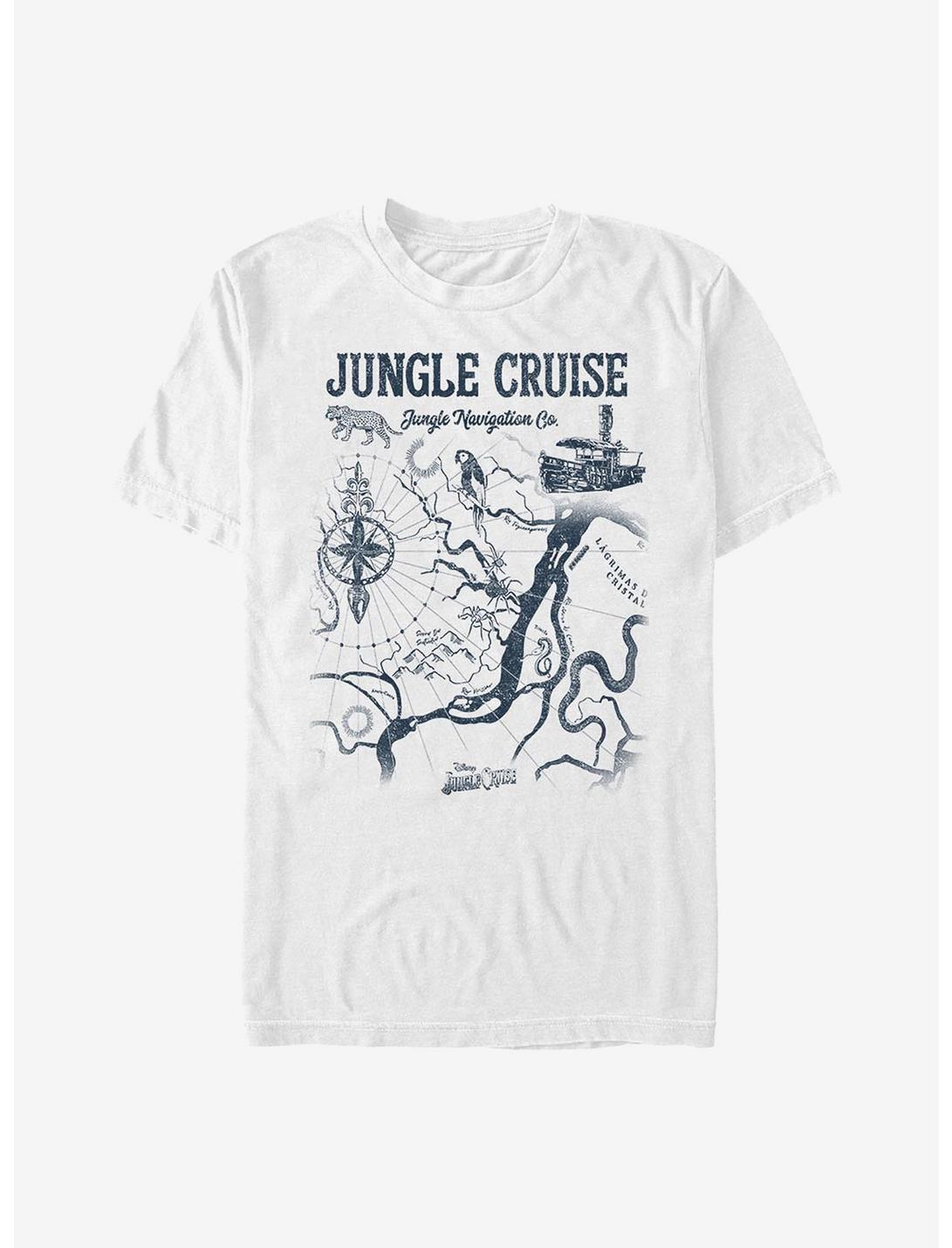 Disney Jungle Cruise Map T-Shirt, WHITE, hi-res