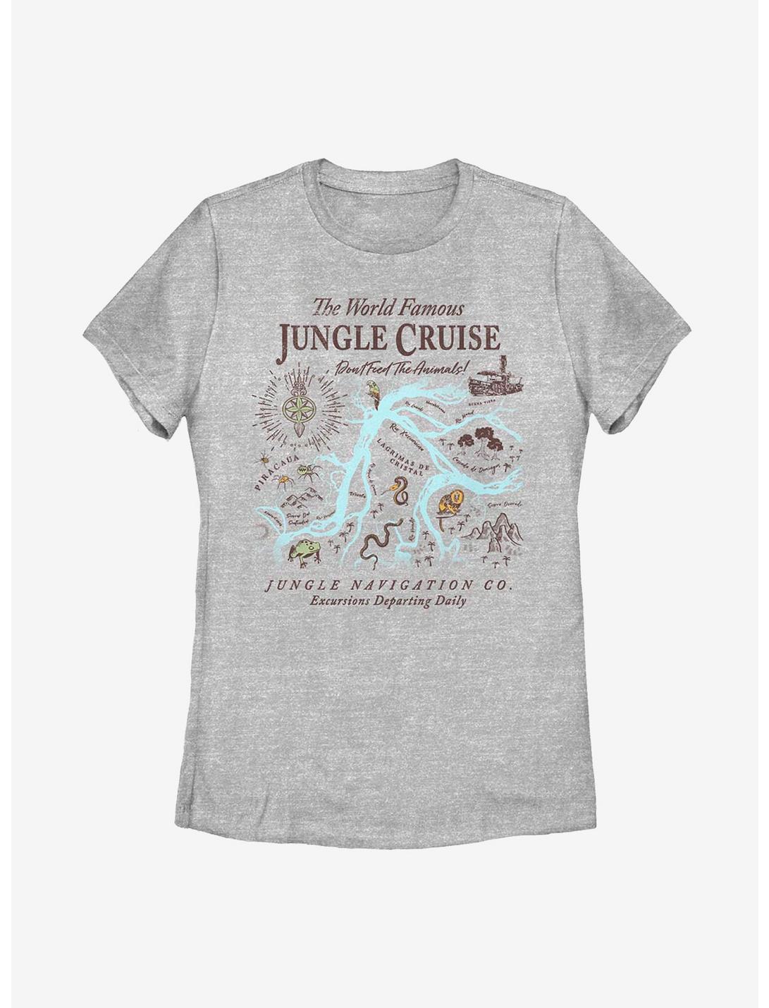 Disney Jungle Cruise Map Womens T-Shirt, ATH HTR, hi-res