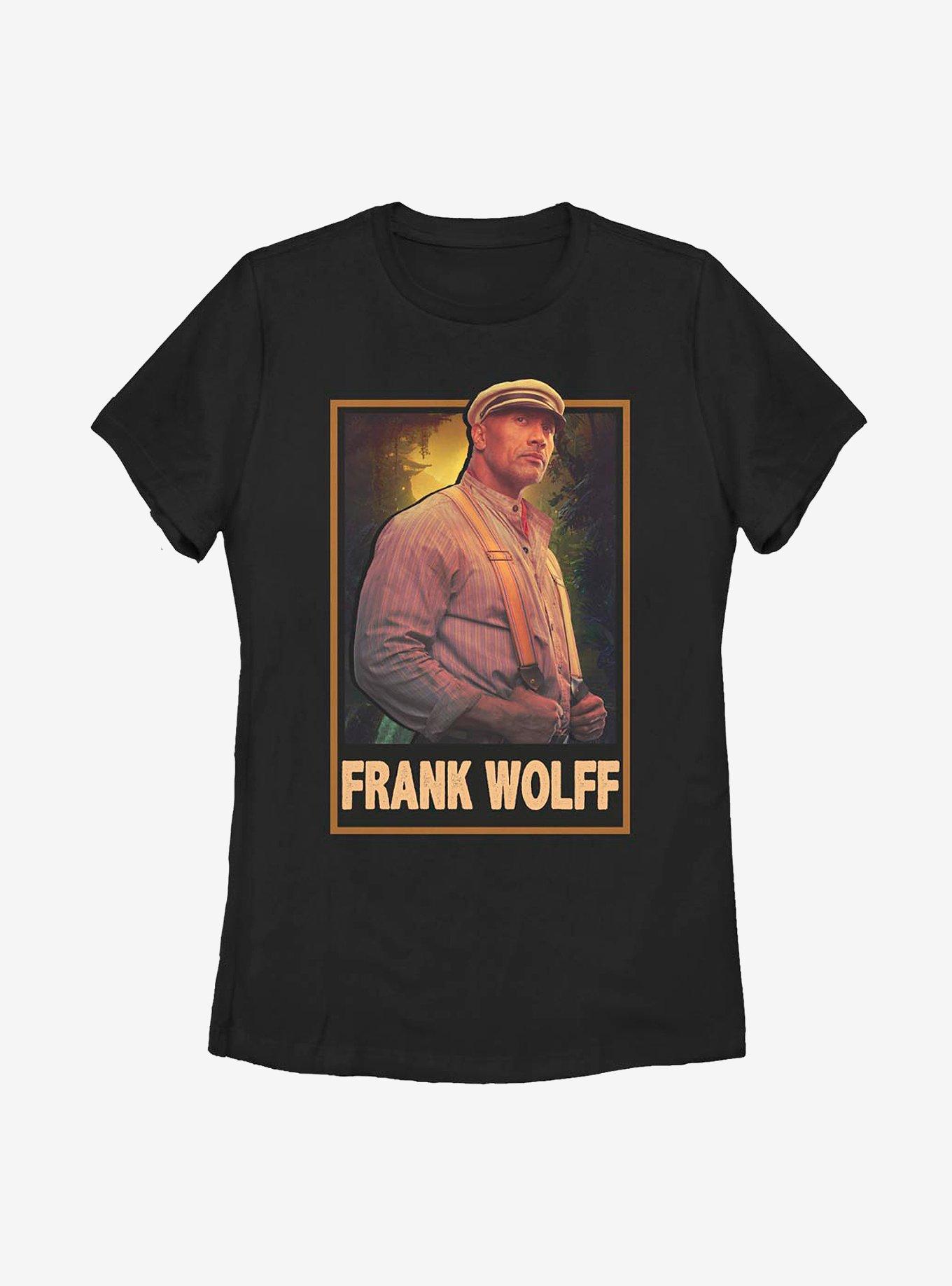 Disney Jungle Cruise Frank Wolff Hero Shot Womens T-Shirt, BLACK, hi-res