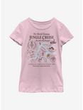 Disney Jungle Cruise Map Youth Girls T-Shirt, PINK, hi-res