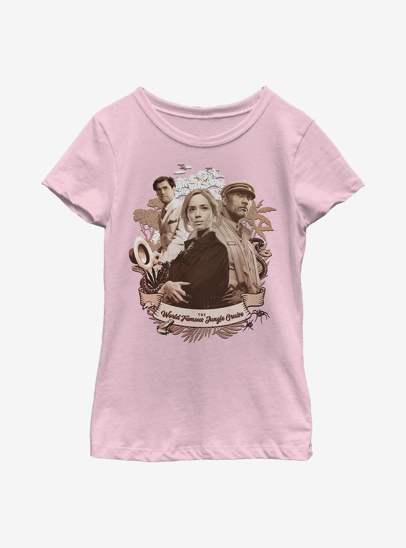 Disney Jungle Cruise World Famous Trio Youth Girls T-Shirt, , hi-res