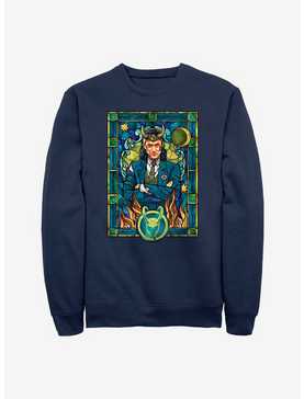 Marvel Loki Stained Glass Sweatshirt, , hi-res