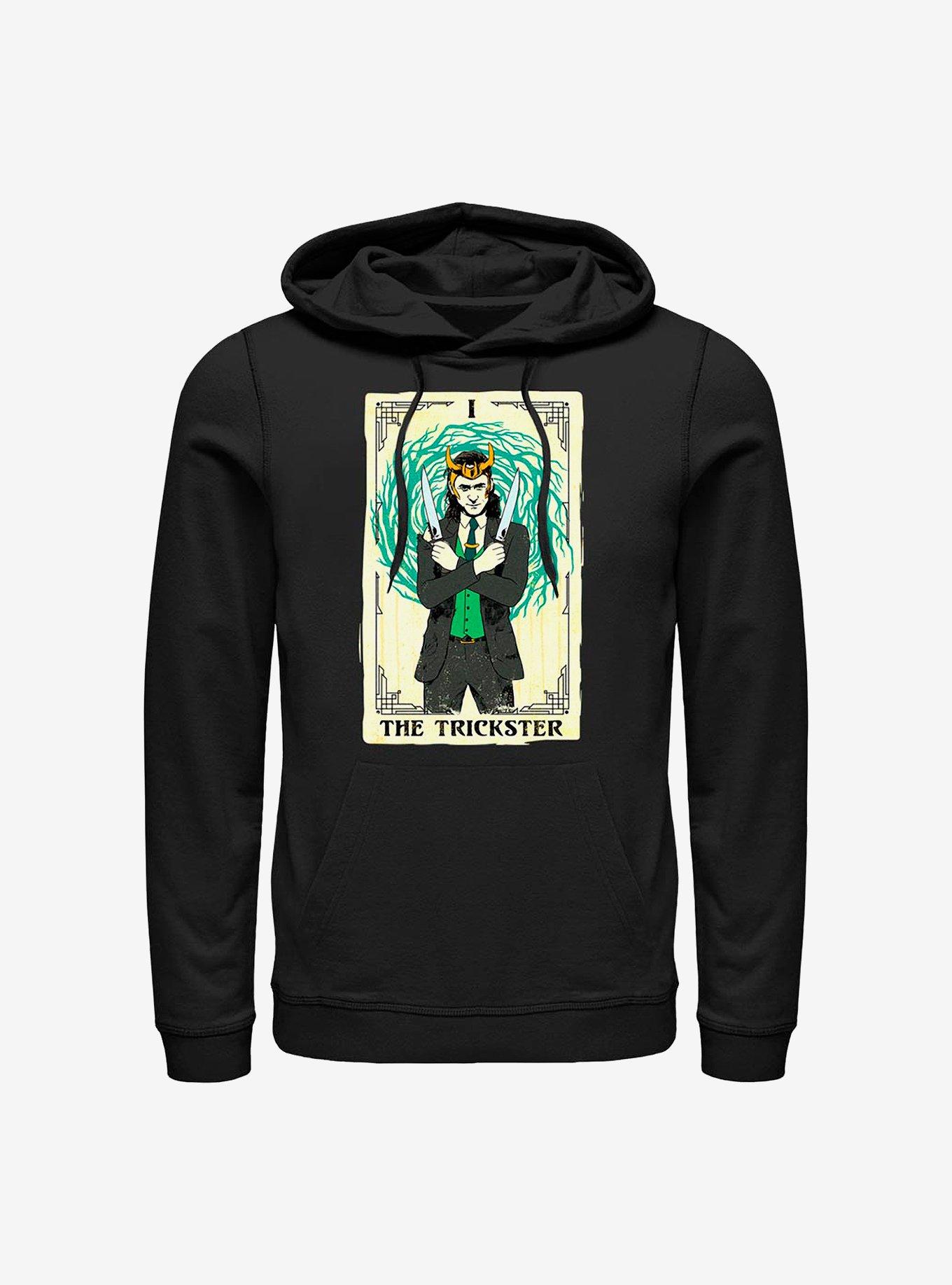 Marvel Loki Trickster Tarot Card Hoodie, , hi-res