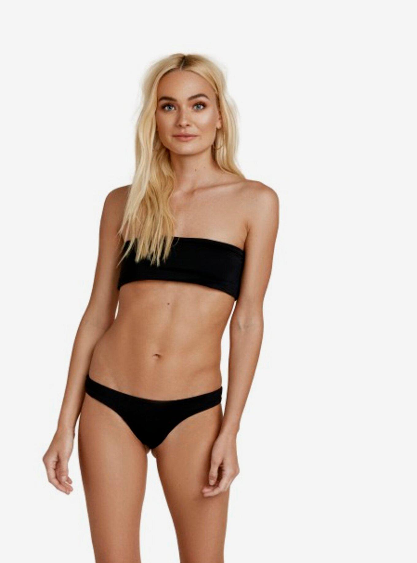Dippin' Daisy's Pismo Swim Top Black, BLACK, hi-res