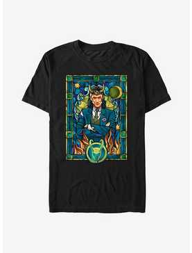 Marvel Loki Stained Glass T-Shirt, , hi-res