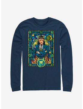 Marvel Loki Stained Glass Long-Sleeve T-Shirt, , hi-res