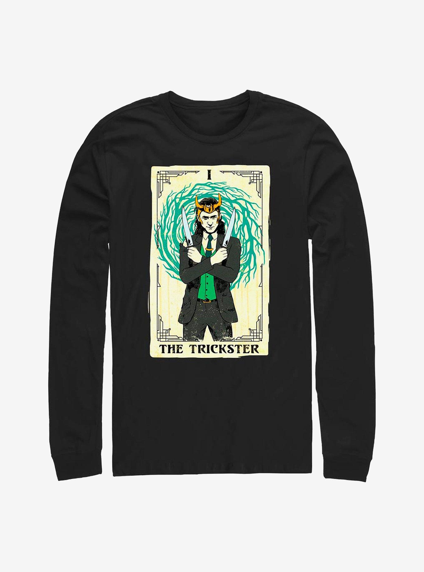 Marvel Loki Trickster Tarot Card Long-Sleeve T-Shirt, , hi-res