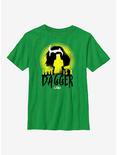 Marvel Loki Love Is A Dagger Silhouettes Youth T-Shirt, KELLY, hi-res